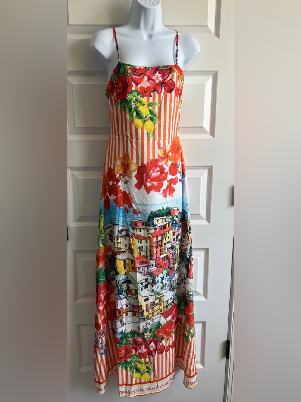ENDLESS MOON Forever New Floral Maxi Resortwear Island Vibe Summer Size Small